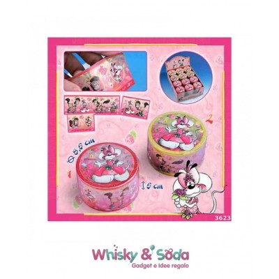 DIDDL - DIDDLINA "Principessa delle Rose" NASTRO ADESIVO EFFETTO LAMINATO