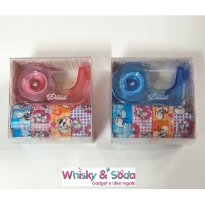 DIDDL - DIDDLINA SET 2 x  NASTRO ADESIVO SERIGRAFATO