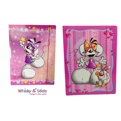 DIDDL - DIDDLINA CARTELLINA TRE LEMBI CON ELASTICO