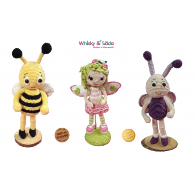 AMIGURUMI - APE - FARFALLA - FATINA