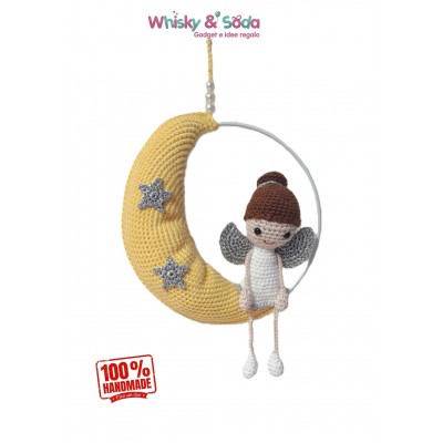 AMIGURUMI - APPENDINO ANGIOLETTO SU LUNA