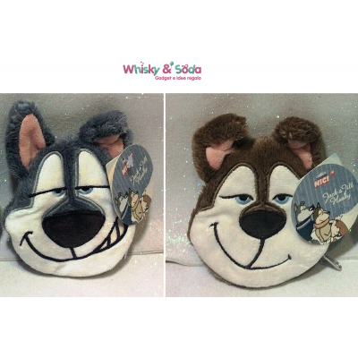 NICI JACK & JILL HUSKY DOG Porta monete in Peluche - Plush Coin Purse