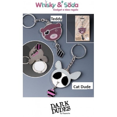 DARK DUDES PORTACHIAVI con SPECCHIO