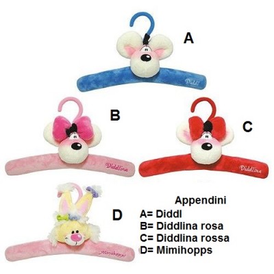 DIDDL - DIDDLINA - MIMIHOPPS - Appendino in peluche