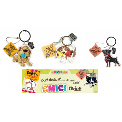 Portachiavi CANE - "AMICI a 4 ZAMPE"