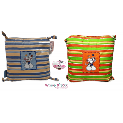 DIDDL - Cuscino In Cotone "4 Fiocchi"