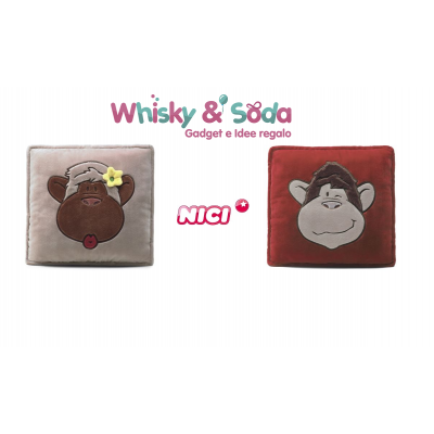 NICI Cuscino LOU & MONA MONKEY Love