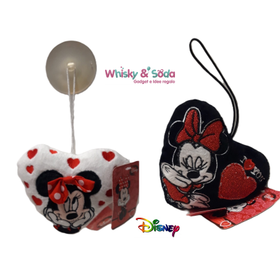 MINNIE - Cuscino forma cuore peluche - Disney
