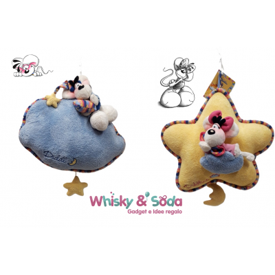 DIDDL - DIDDLINA PELUCHE con CARILLON "Cloud" - "Star"