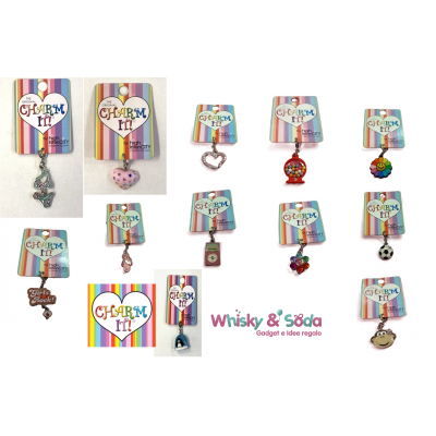 CHARMIT Set 10 charms assortiti + braccialetto omaggio