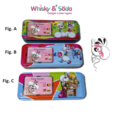 DIDDL - DIDDLINA - PIMBOLI - ACKATURBO Astuccio in Latta Doppiofondo