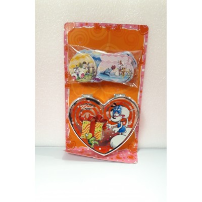 DIDDL - DIDDLINA SCATOLA PORTA ADESIVI + STICKERS GLITTERATI